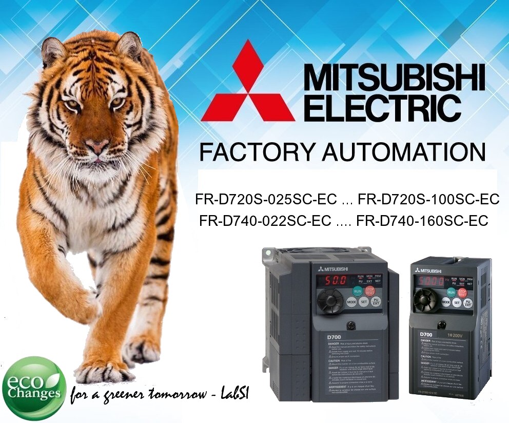 Частотные преобразователи FR-D720S-042SC-EC и FR-D740-080SC-EC Mitsubishi