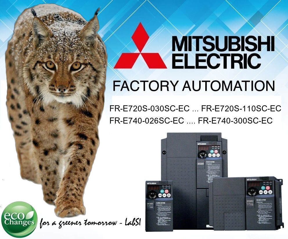 Частотные преобразователи FR-E720S-080SC-EC и FR-E740-230SC-EC Mitsubishi
